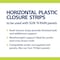 Sun  N Rain PLASTIC CLOSURE HORIZ, 60PK 9023834 - alternate 6